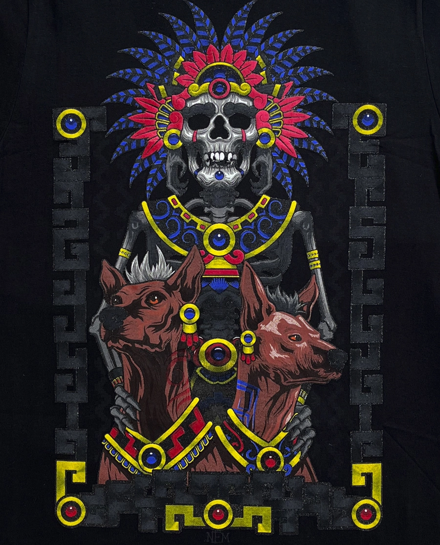Playera-de-hombre-mictlan-02 Playera-de-hombre-mictlan-01-no-estaba-muerto