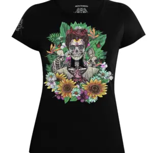 Playera-para-mujer-frida-catrina-no-estaba-muerto-