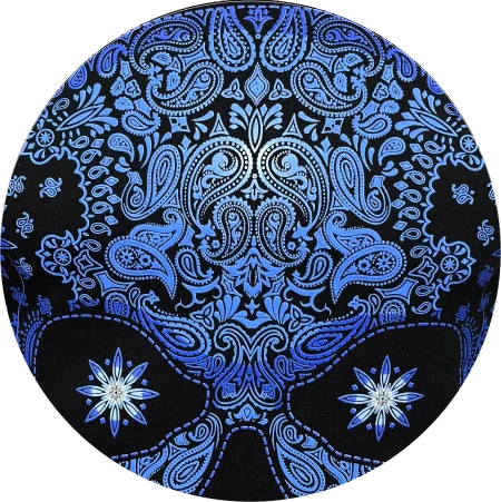 calavera azul